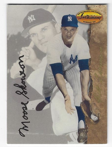 Autographed MOOSE SKOWRON New York Yankees 1994 Ted Williams Card Company Card