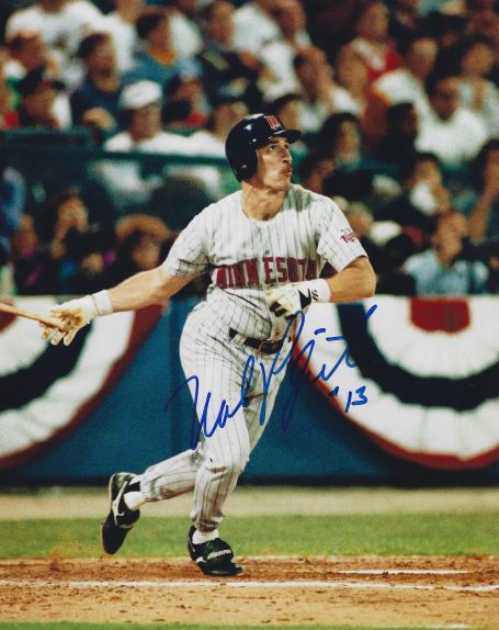 AUTOGRAPHED MIKE PAGLIARULO 8X10 Minnesota Twins photo
