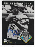 Autographed Jerry Grote 1993 Upper Deck BAT Autographed New York Mets Card