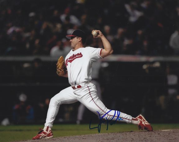AUTOGRAPHED JIM POOLE 8x10 Cleveland Indians Photo