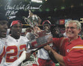 AUTOGRAPHED DICK VERMEIL "HOF 2022" 8X10 Kansas City Chiefs Photo