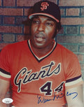 Autographed WILLIE MCCOVEY San Francisco Giants 8x10 photo JSA