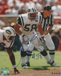 Autographed JAMES FARRIOR 8X10 New York Jets photo