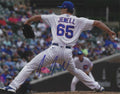 AUTOGRAPHED  JAKE JEWELL  8X10 Chicago Cubs Photo