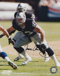 Autographed TRACE ARMSTRONG 8X10 Oakland Raiders photo