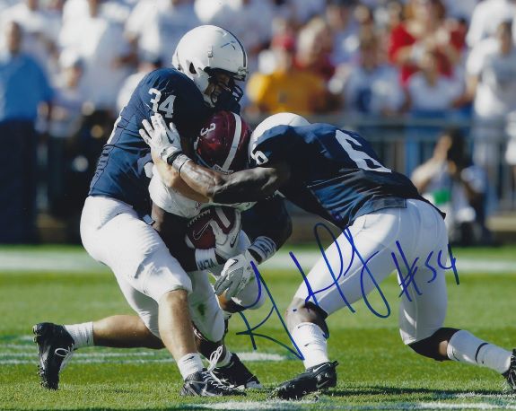 Autographed GERALD HODGES 8X10 Penn State University Photo