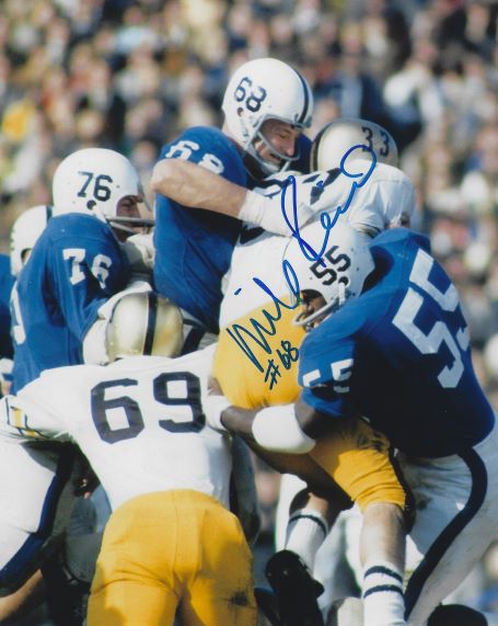 Autographed MIKE REID 8X10 Penn State Photo
