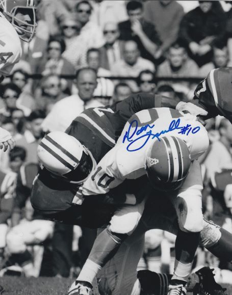 Autographed DON TRULL Houston Oilers 8x10 Photo