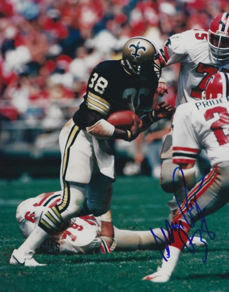 Autographed GEORGE ROGERS 8X10 New Orleans Saints photo