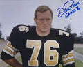 AUTOGRAPHED DAVE ROWE New Orleans Saints 8x10 Photo