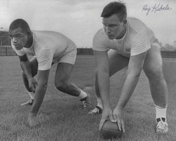 Autographed RAY KUBALA 8X10 Denver Broncos Photo