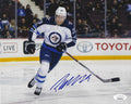 Autographed PATRIK LAINE 8X10 Winnipeg Jets Photo JSA