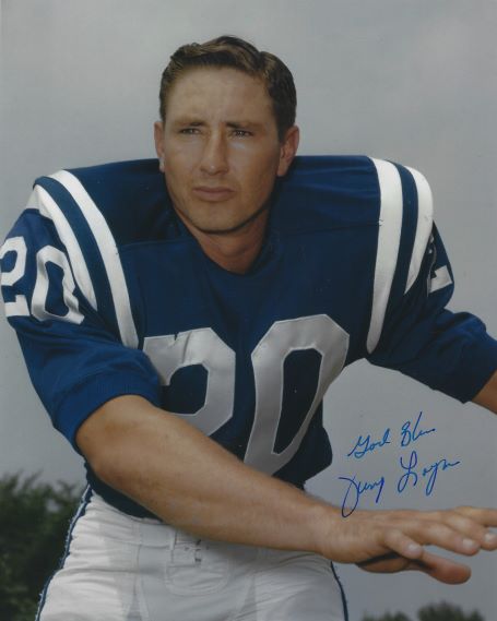 AUTOGRAPHED JERRY LOGAN 8x10 Baltimore Colts Photo