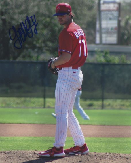 Autographed GRIFF MCGARRY 8X10 Philadelphia Phillies Photo