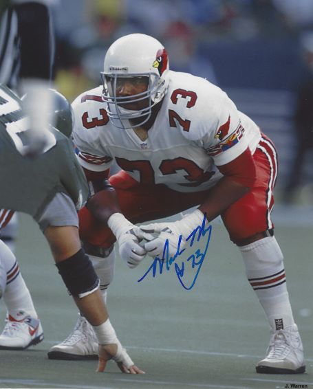 Autographed MARK MAY 8X10 Arizona Cardinals Photo