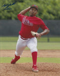 Autographed NICOLY PINA 8X10 Philadelphia Phillies Photo