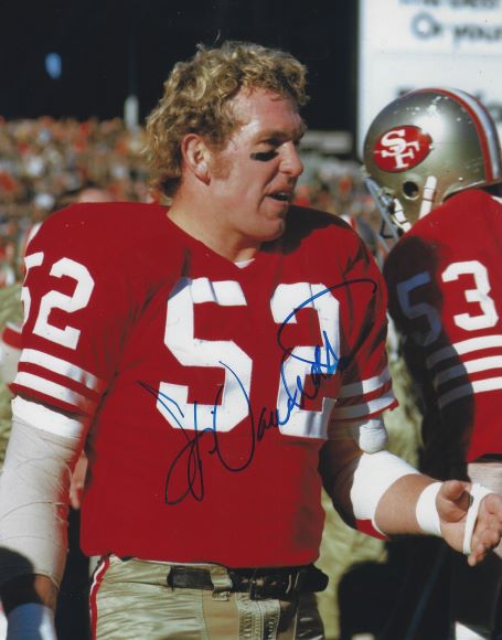 Autographed SKIP VANDERBUNDT 8x10 San Francisco 49ers Photo