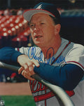 AUTOGRAPHED CHUCK TANNER 8X10 Atlanta Braves photo