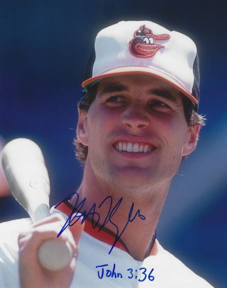 AUTOGRAPHED KEITH HUGHES 8x10 Baltimore Orioles Photo