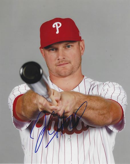 AUTOGRAPHED  JOHN HICKS 8X10 Philadelphia Phillies Photo