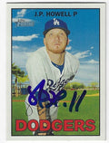 Autographed J. P. Howell Los Angeles Dodgers 2016 Topps Heritage Card #217