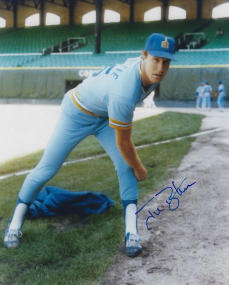 AUTOGRAPHED JIM BEATTIE 8X10 Seattle Mariners Photo