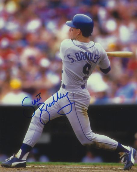 AUTOGRAPHED SCOTT BRADLEY 8X10 Seattle Mariners Photo