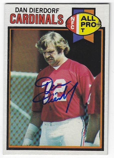 Autographed 1979 Topps Dan Dierdorf St. Louis Cardinals Card #172