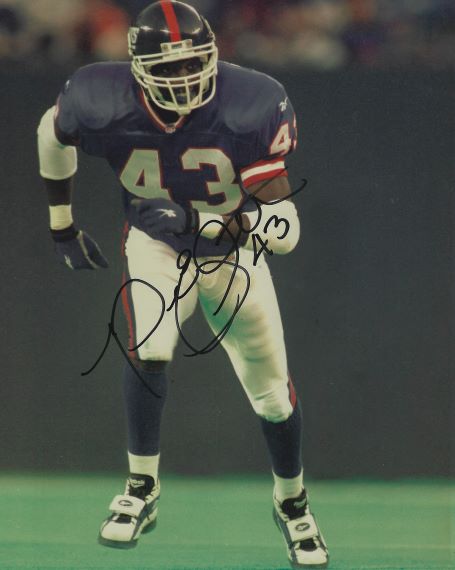 Autographed  PERCY ELLSWORTH 8x10 New York Giants photo