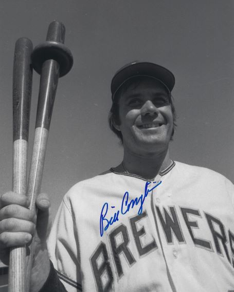 AUTOGRAPHED BILLY CONIGLIARO 8x10 Milwaukee Brewers Photo