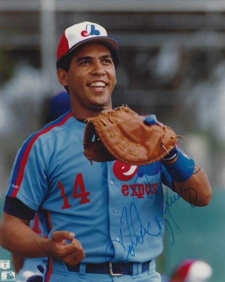 AUTOGRAPHED ANDRES GALARAGGA 8X10 Montreal Expos photo