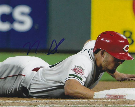 AUTOGRAPHED NICK SENZEL 8X10 Cincinnati Reds Photo