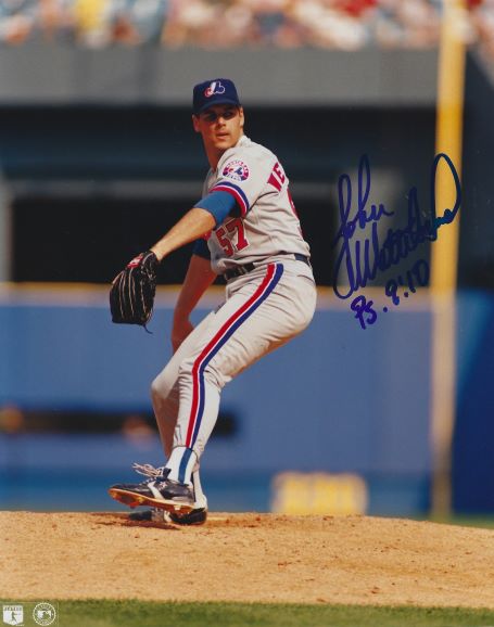 AUTOGRAPHED  JOHN WETTELAND 8x10 Montreal Expos Photo