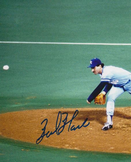 AUTOGRAPHED BUD BLACK 8X10 Kansas City Royals photo