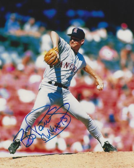 AUTOGRAPHED BOB PATTERSON  8X10 California Angels Photo