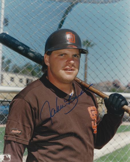 AUTOGRAPHED JOHN KRUK 8x10 San Diego Padres photo