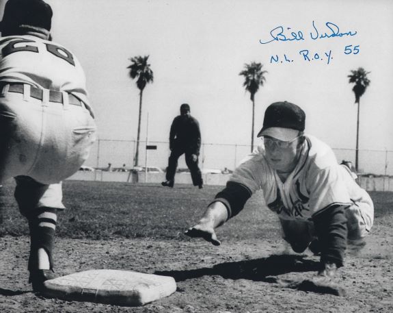 AUTOGRAPHED BILL VIRDON "NL ROY 55" 8x10 St. Louis Cardinals photo