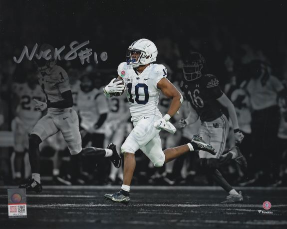 Autographed NICK SINGLETON 8x10 Penn State Photo