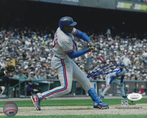 Autographed VLADIMIR GUERRERO Montreal Expos 8X10 photo JSA