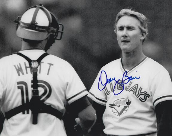AUTOGRAPHED DOUG BAIR 8X10 Toronto Blue Jays Photo