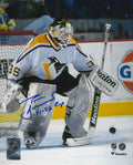 Autographed  TOM BARRASSO "91,92 Cup" 8X10 Pittsburgh Penguins Photo