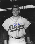 AUTOGRAPHED BILL HARRIS 8x10 Brooklyn Dodgers photo
