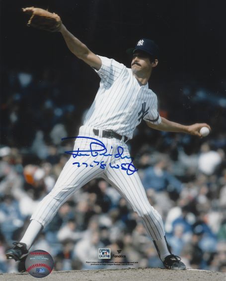 Autographed Ron Guidry "77, 78 WSC" New York Yankees 8X10 Photo
