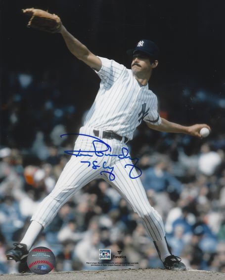 Autographed Ron Guidry "78 CY" New York Yankees 8X10 Photo