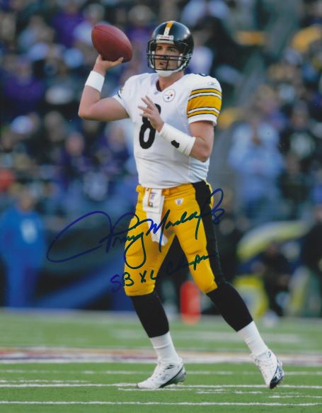 Autographed TOMMY MADDOX "SB XL Champs" 8x10 Pittsburgh Steelers Photo