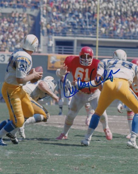 Autographed CURLEY CULP 8X10 Kansas City Chiefs Photo