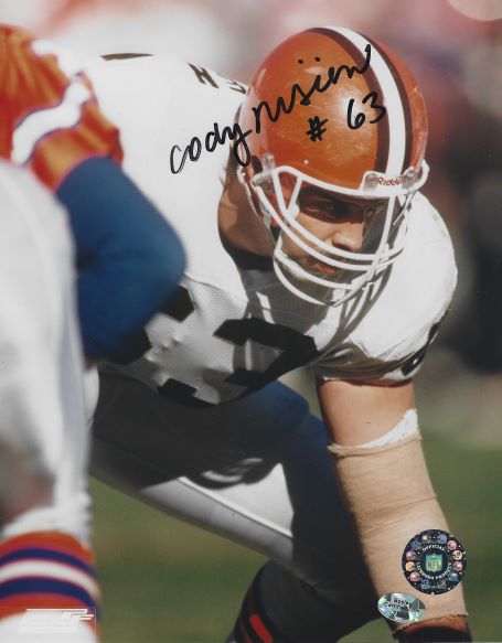 Autographed CODY RISIEN 8x10 Cleveland Browns Photo