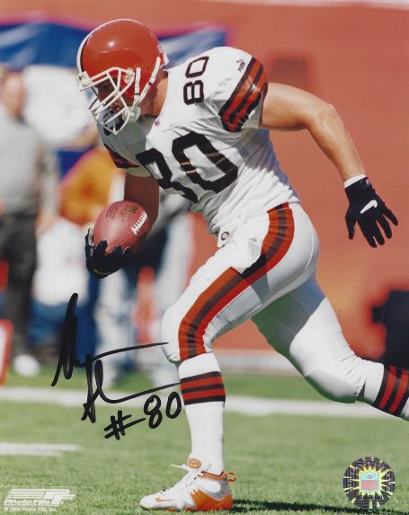 Autographed AARON SHEA 8X10 Cleveland Browns Photo