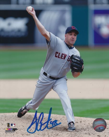 AUTOGRAPHED SCOTT ATCHISON 8X10 Cleveland Indians photo