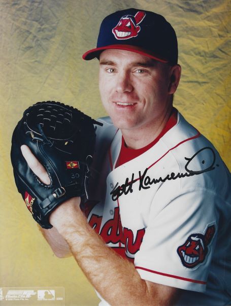AUTOGRAPHED SCOTT KAMIENIECKI 8x10 Cleveland Indians photo